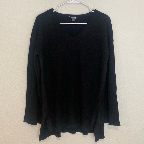 Smartwool Black Ribbed Tunic sweater Black Medium - Picture 1 of 5
